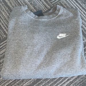 Grey NIKE crew neck sweatshirt